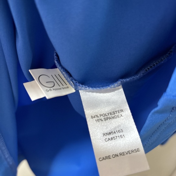 Margaritaville Palace Blue Shirt with Palm Design - Picture 8 of 10